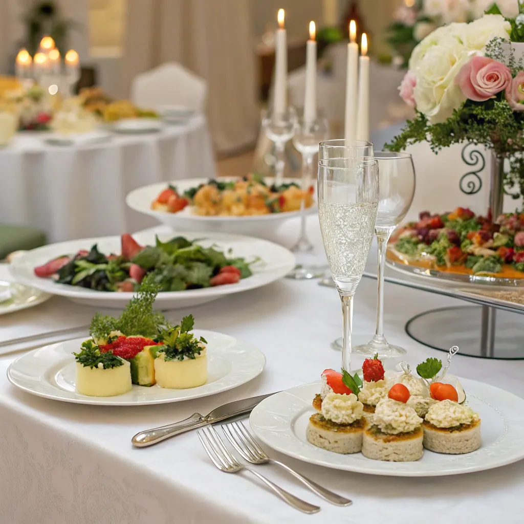 Exquisite wedding catering service